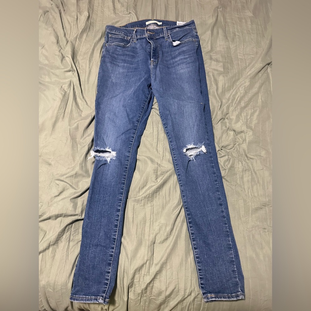 Levi's 720 distressed Blue Women's Jeans